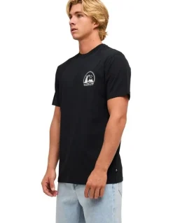 Quiksilver Clean Circle T-Shirt In Black