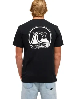 Quiksilver Clean Circle T-Shirt In Black