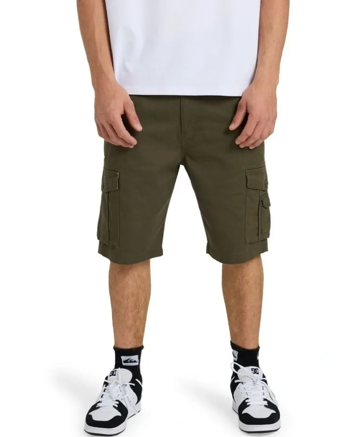 Quiksilver Crucial Battle 21 Cargo Shorts Grape Leaf