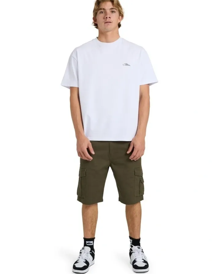 Quiksilver Crucial Battle 21 Cargo Shorts Grape Leaf
