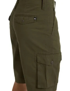 Quiksilver Crucial Battle 21 Cargo Shorts Grape Leaf