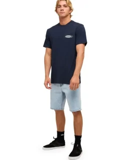 Quiksilver Double Disk T-Shirt Dark Navy