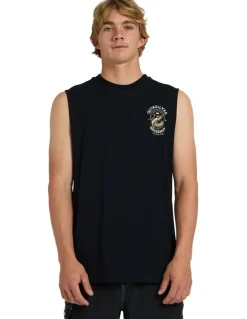 Quiksilver Hard Line Muscle Top In Black