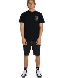 Quiksilver Hard Line T-Shirt In Black
