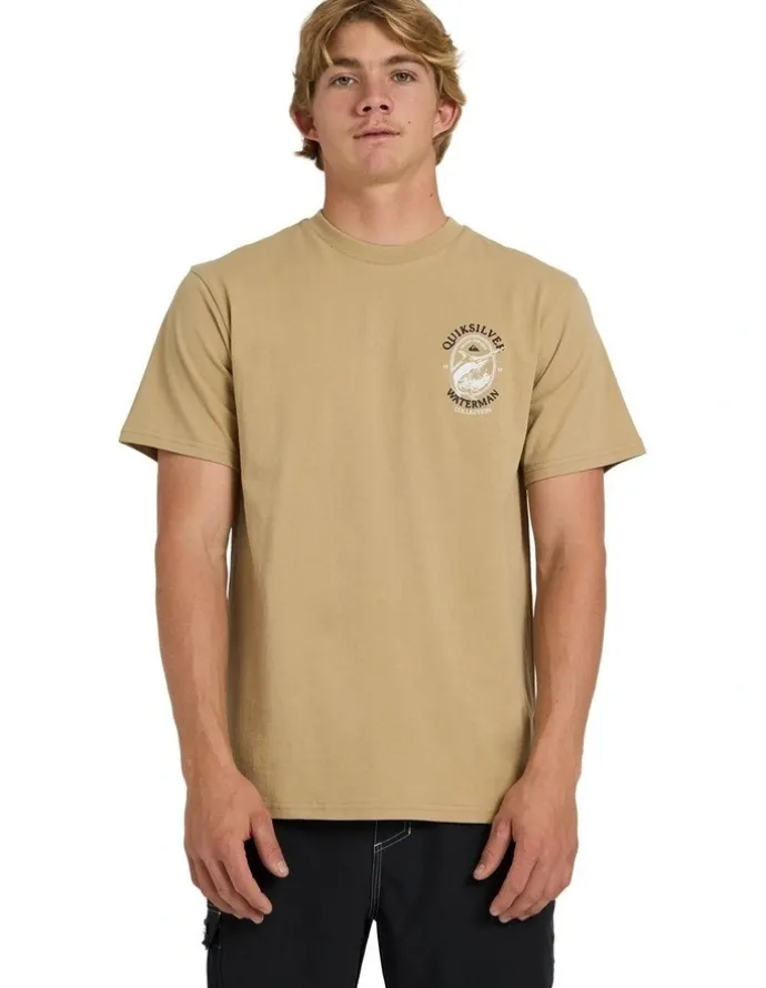 Quiksilver Hard Line T-Shirt In Cornstalk