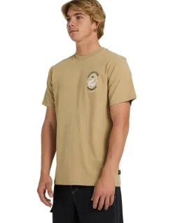 Quiksilver Hard Line T-Shirt In Cornstalk