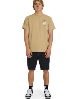 Quiksilver Hard Line T-Shirt In Cornstalk