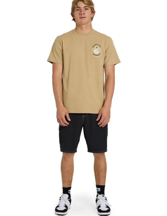 Quiksilver Hard Line T-Shirt In Cornstalk
