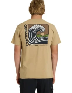 Quiksilver Heavy Weather T-Shirt In Cornstalk