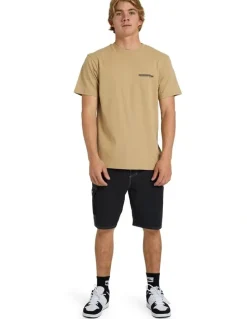 Quiksilver Heavy Weather T-Shirt In Cornstalk