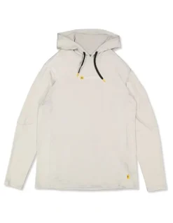 Quiksilver Hotpoint Hooded Long Sleeve Rashguard In Grey Violet