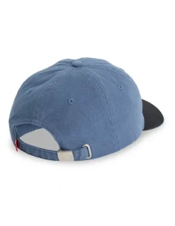Quiksilver Impaired 6 Panel Cap In Dark Denim