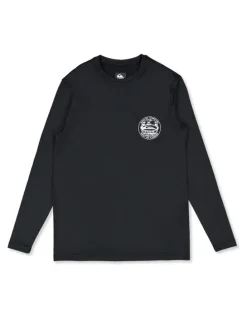 Quiksilver Long Sleeve Surf Shirt in Black
