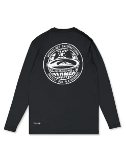 Quiksilver Long Sleeve Surf Shirt in Black