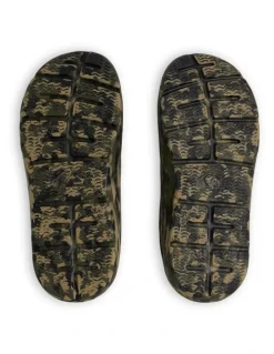 Quiksilver Makua Mule Sandals Army Green/Black/Camo