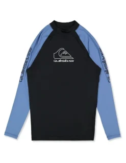 Quiksilver On Tour Long Sleeve Rash Vest Quiet Harbor