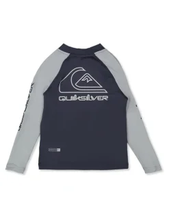 Quiksilver On Tour Long Sleeve Rash Vest in Black