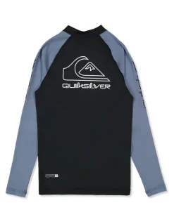 Quiksilver Ontourlsyt Rash Vest in Blue