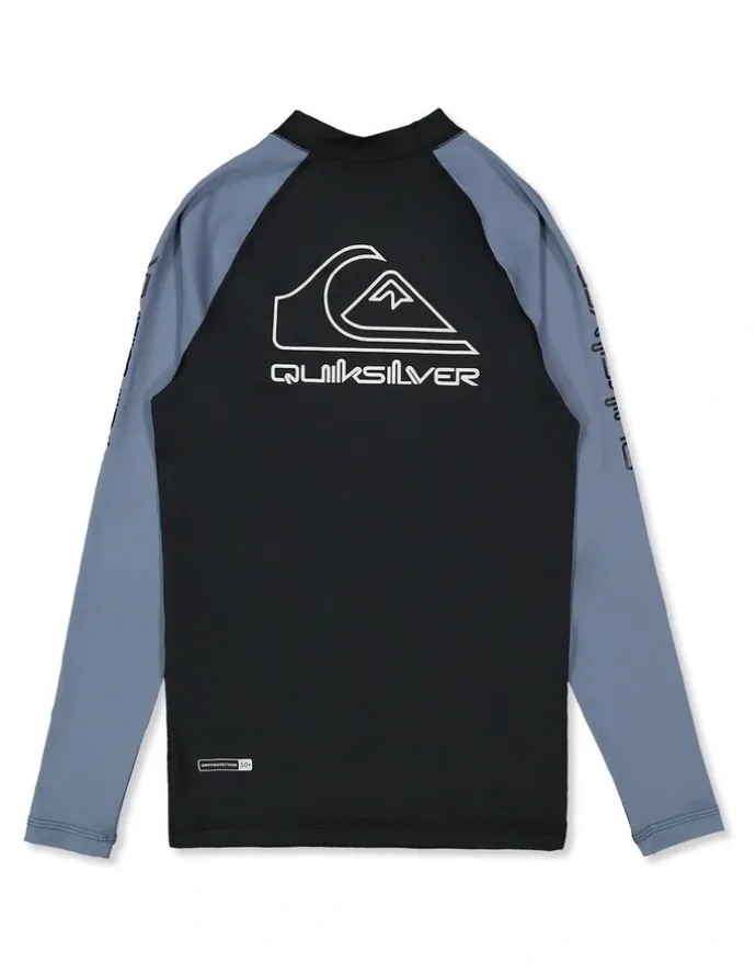 Quiksilver Ontourlsyt Rash Vest in Blue