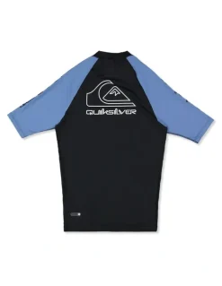 Quiksilver On Tour Short Sleeve Rash Vest Quiet Harbor
