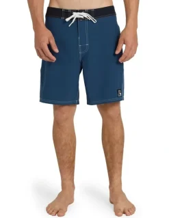 Quiksilver Original Straight 18 Boardshorts In Dark Denim