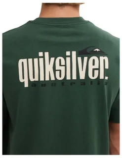 Quiksilver Quik Core Oversized T-Shirt In Forest