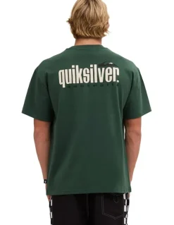 Quiksilver Quik Core Oversized T-Shirt In Forest