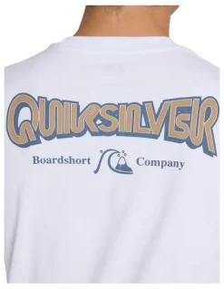 Quiksilver Retro Arch T-Shirt White