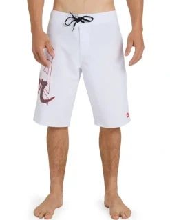 Quiksilver Scrawl 22 Boardshorts In White