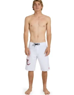 Quiksilver Scrawl 22 Boardshorts In White