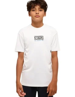 Quiksilver Sea Drip Surf T-shirt in White