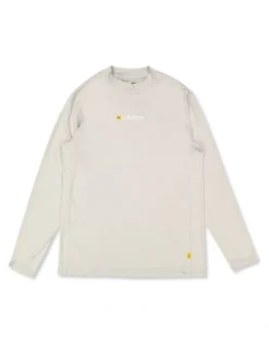 Quiksilver Sea Grass UV Long Sleeve Rashguard In Grey Violet