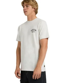 Quiksilver Skipper T-Shirt In Light Grey Heather