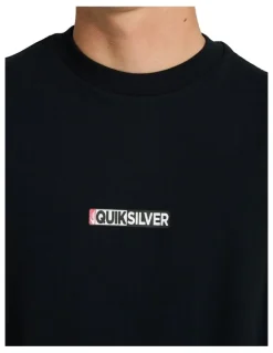 Quiksilver Sticker Oversized T-Shirt Black