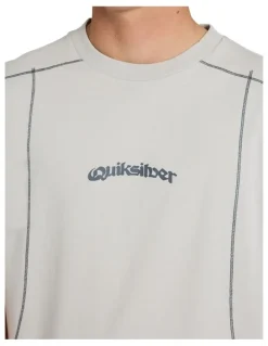 Quiksilver Stitch T-Shirt Grey Violet