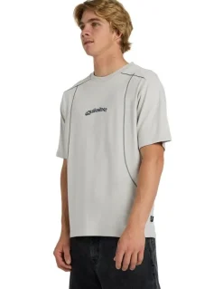 Quiksilver Stitch T-Shirt Grey Violet
