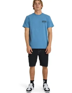Quiksilver Strike MiT-Shirtion T-Shirt In Coronet Blue