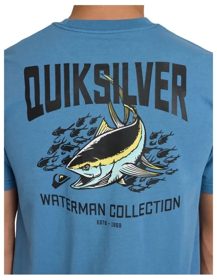 Quiksilver Strike MiT-Shirtion T-Shirt In Coronet Blue