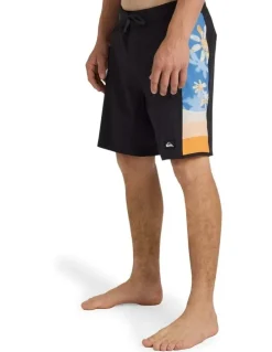 Quiksilver Surfsilk Arch 18 Boardshorts In Tarmac