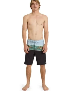 Quiksilver Surfsilk Section 20 Boardshorts In Tarmac Section