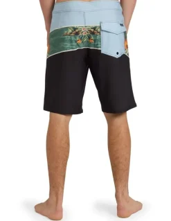 Quiksilver Surfsilk Section 20 Boardshorts In Tarmac Section