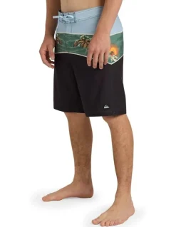 Quiksilver Surfsilk Section 20 Boardshorts In Tarmac Section