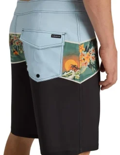 Quiksilver Surfsilk Section 20 Boardshorts In Tarmac Section