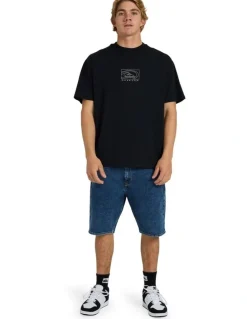 Quiksilver The Oversized Bowl T-Shirt Black
