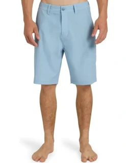 Quiksilver Union Amphibian 20 Hybrid Shorts In Blue Fog