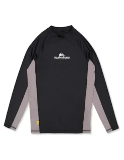 Quiksilver UV Long Sleeve Rashguard In Black