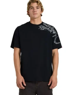 Quiksilver YG Scrawled Oversized T-Shirt Black