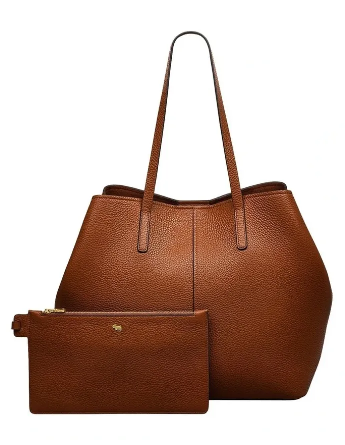Radley Dukes Place Large Open Top Tote in Tan