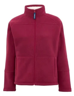 Rainbird Cuthbert Ultra Warm Fleece Jacket in Ruby
