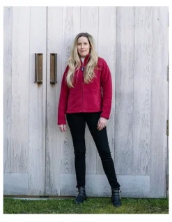 Rainbird Cuthbert Ultra Warm Fleece Jacket in Ruby